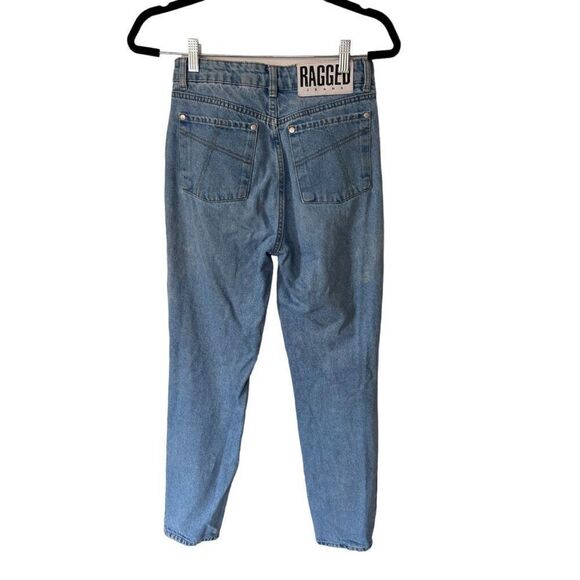 The Ragged Priest High-Rise Vintage Mom 100% Cotton Light Wash Jeans size 26 - Picture 5 of 8